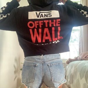 Vans cropped zip up